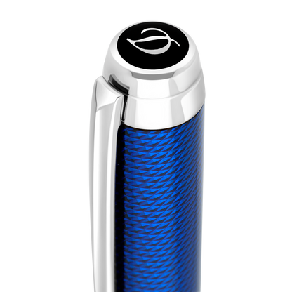 ST Dupont Kugelschreiber Line D Eternity Eternity, Palladium, Indigo-blue