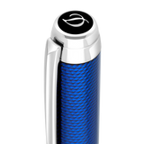 ST Dupont Kugelschreiber Line D Eternity Eternity, Palladium, Indigo-blue
