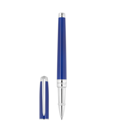 ST Dupont Tintenroller Line D Eternity Eternity, Palladium, Indigo-blue