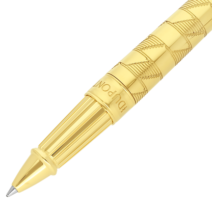 ST Dupont Rollerball Pen Line D Eternity Monogram, Ltd. Edt., Golden