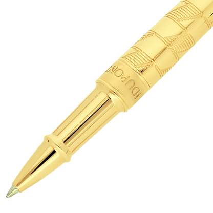 ST Dupont Rollerball Pen Line D Eternity Monogram, Ltd. Edt., Golden