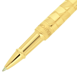 ST Dupont Tintenroller Line D Eternity Monogram, Ltd. Edt., Golden