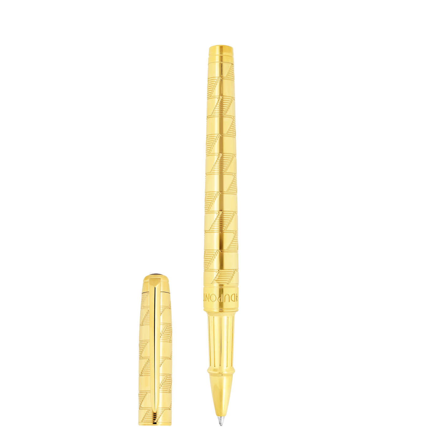 ST Dupont Rollerball Pen Line D Eternity Monogram, Ltd. Edt., Golden