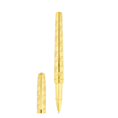 ST Dupont Tintenroller Line D Eternity Monogram, Ltd. Edt., Golden