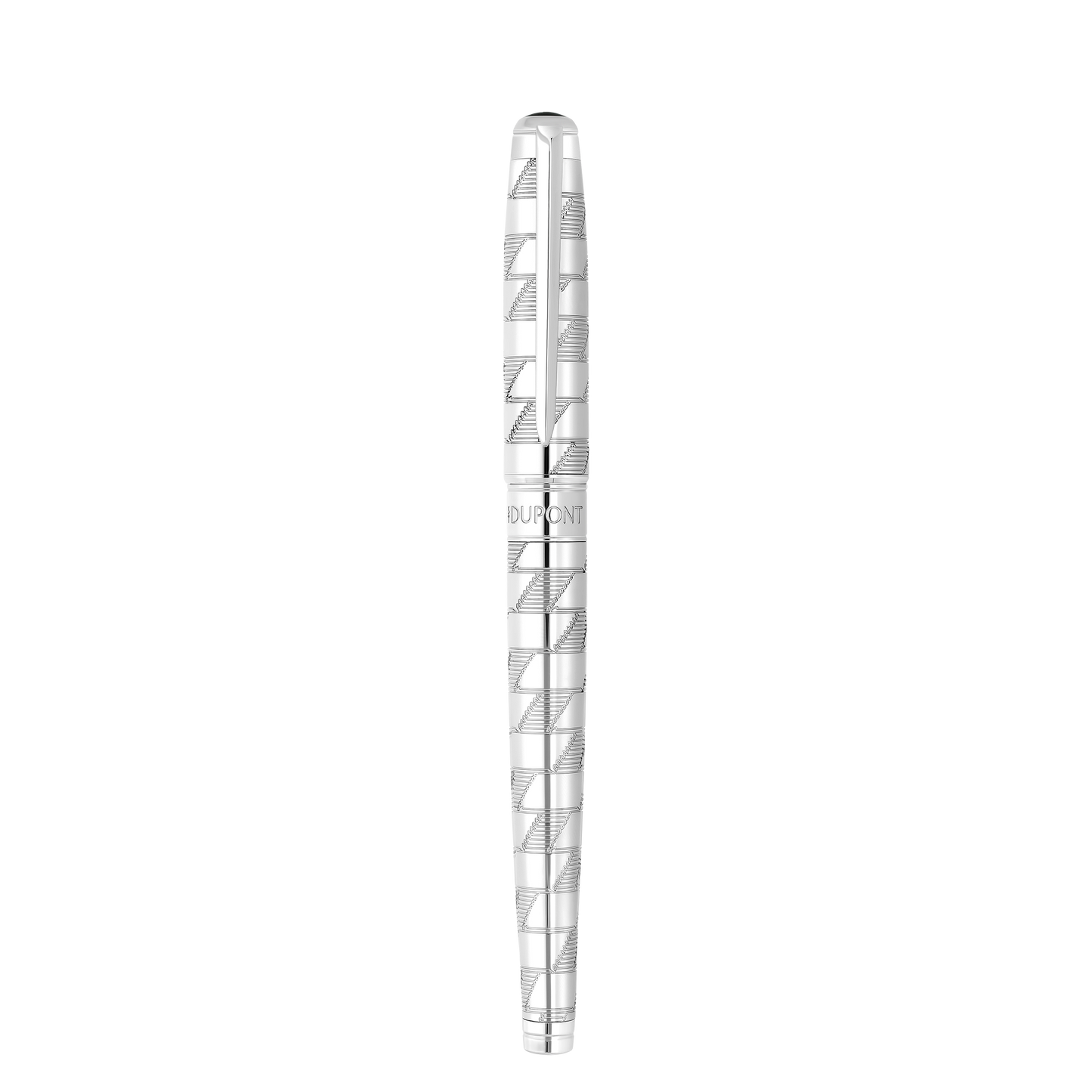 ST Dupont Rollerball Pen Line D Eternity Monogram, Palladium, Ltd. Edt., Silver