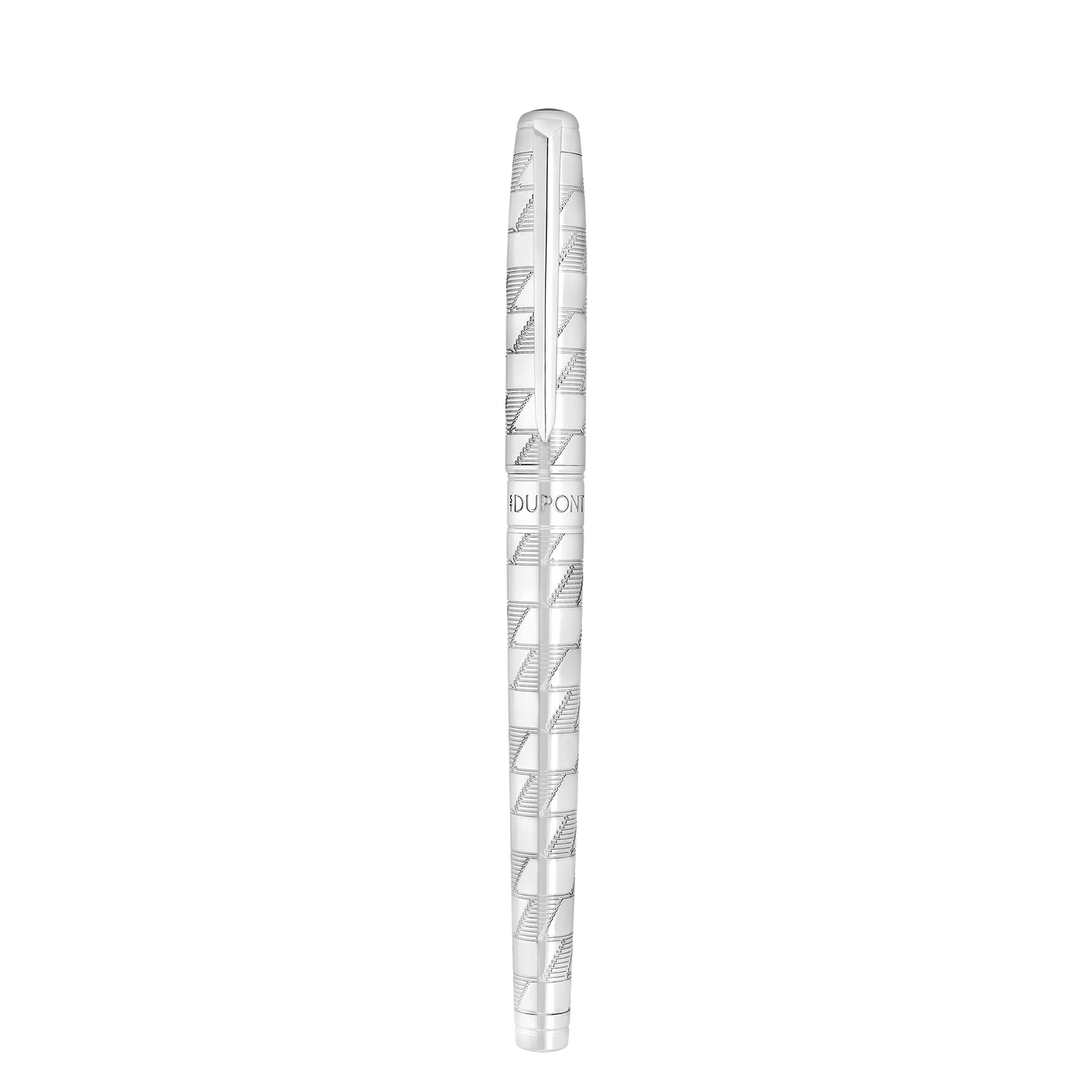 ST Dupont Rollerball Pen Line D Eternity Monogram, Ltd. Ed., Silver