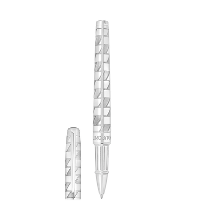 ST Dupont Rollerball Pen Line D Eternity Monogram, Ltd. Ed., Silver
