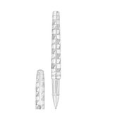 ST Dupont Tintenroller Line D Eternity Monogram, Ltd. Edt., Silver