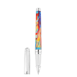 ST Dupont Tintenroller Line D Eternity Graffiti, Palladium, Ltd. Edt., Multicolor