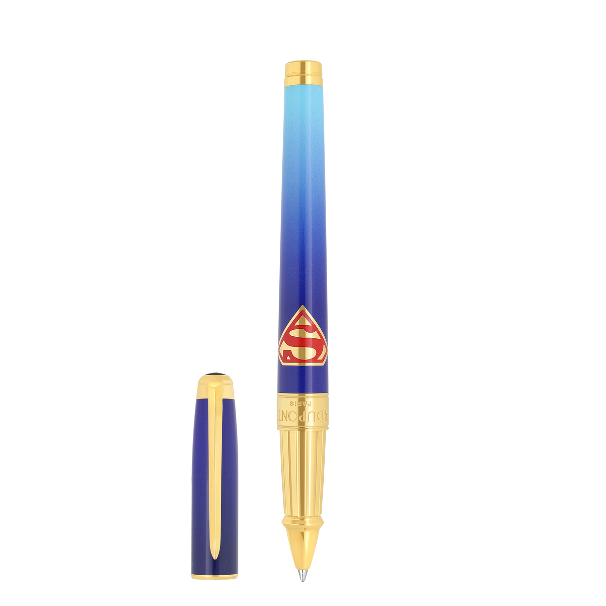 ST Dupont Tintenroller Line D Eternity DC Comics, Ltd. Edt., Blau
