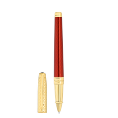 ST Dupont Tintenroller Line D Eternity Dragon, Ltd. Edt., Burgundy