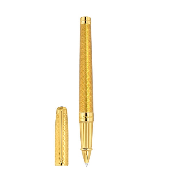 ST Dupont Tintenroller Line D Eternity Dragon, Ltd. Edt., Honey