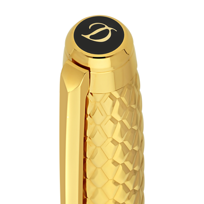 ST Dupont Rollerball Pen Line D Eternity Dragon, Ltd. Edt., Honey
