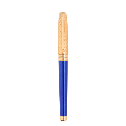 ST Dupont Kugelschreiber Line D Eternity Dragon, Ltd. Edt., Royal-blue