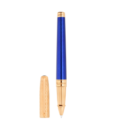 ST Dupont Kugelschreiber Line D Eternity Dragon, Ltd. Edt., Royal-blue