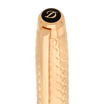 ST Dupont Kugelschreiber Line D Eternity Dragon, Ltd. Edt., Royal-blue