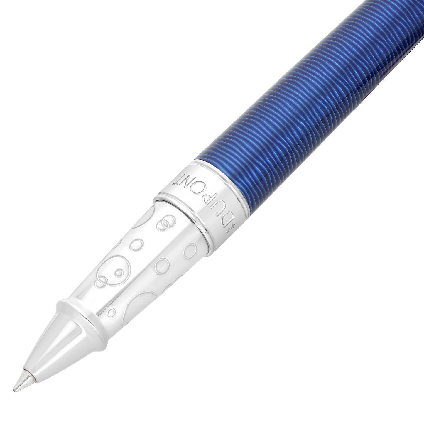 ST Dupont Rollerball Pen Line D Eternity 20000 Leagues Under the Sea, Palladium, Ltd. Edt., Blue-gulf-stream