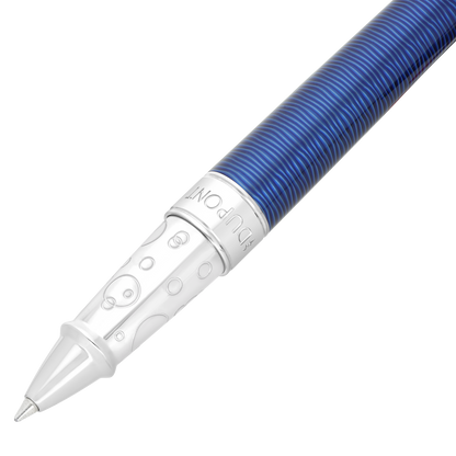 ST Dupont Rollerball Pen Line D Eternity 20000 Leagues Under the Sea, Palladium, Ltd. Edt., Blue-gulf-stream
