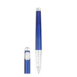 ST Dupont Tintenroller Line D Eternity 20000 Lieues Sous Les Mers, Palladium, Ltd. Edt., Blue-gulf-stream