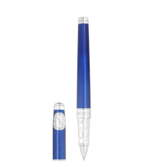 ST Dupont Tintenroller Line D Eternity 20000 Lieues Sous Les Mers, Palladium, Ltd. Edt., Blue-gulf-stream