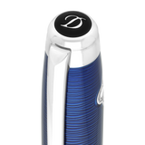 ST Dupont Tintenroller Line D Eternity 20000 Lieues Sous Les Mers, Palladium, Ltd. Edt., Blue-gulf-stream
