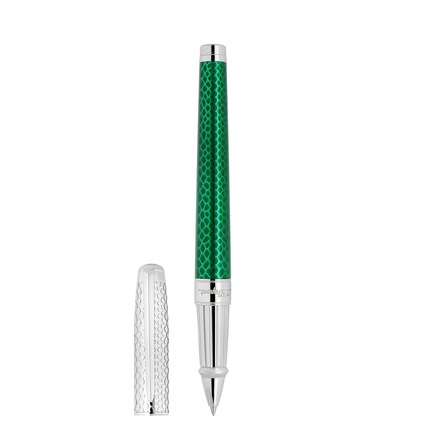ST Dupont Rollerball Pen Line D Eternity Snake Skin, Ltd. Edt., Green