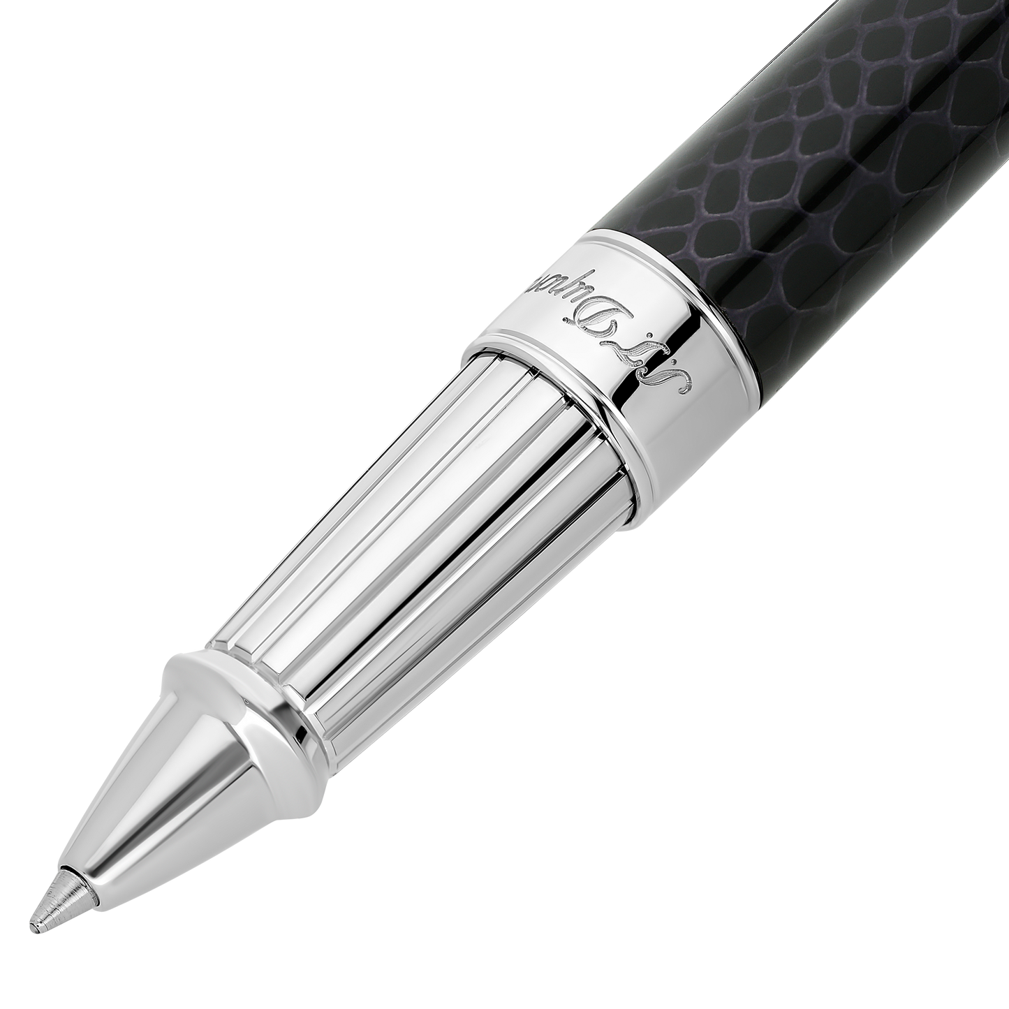 ST Dupont Rollerball Pen Line D Eternity Snake Skin, Ltd. Edt., Black