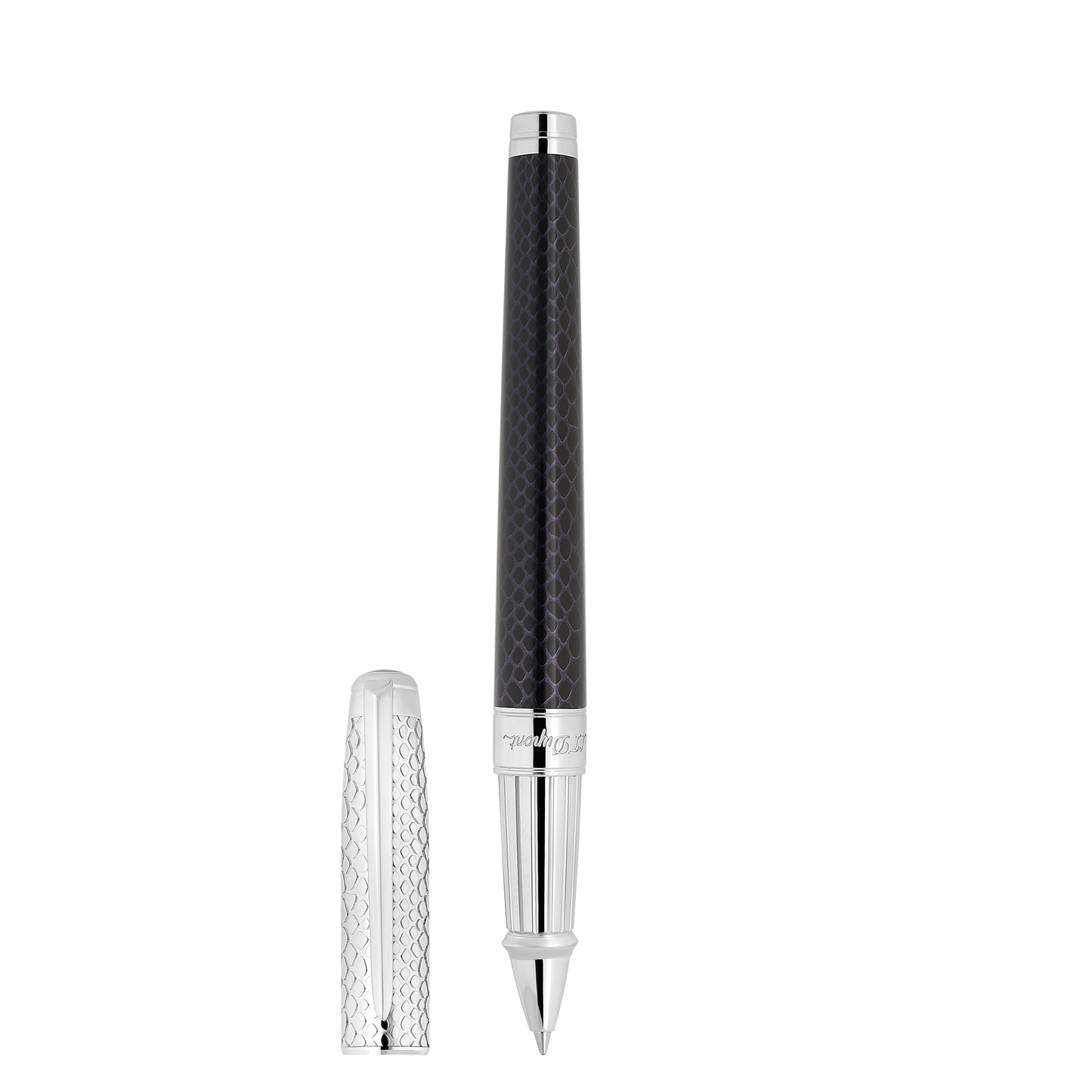 ST Dupont Rollerball Pen Line D Eternity Snake Skin, Ltd. Edt., Black