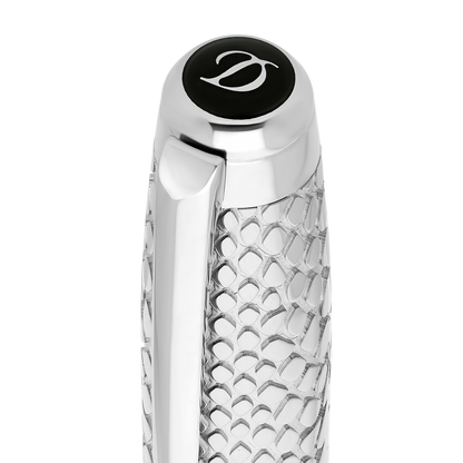 ST Dupont Rollerball Pen Line D Eternity Snake Skin, Ltd. Edt., Black