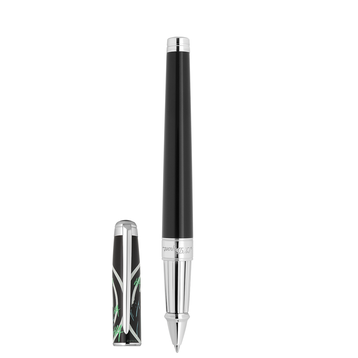 ST Dupont Tintenroller Line D Eternity Dc Comics, Ltd. Edt., Silver