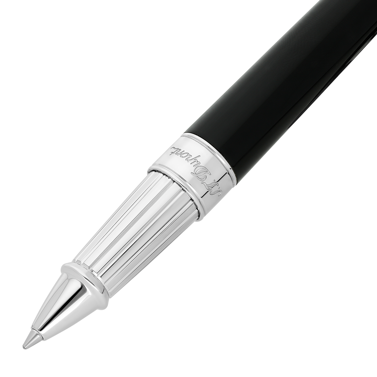 ST Dupont Tintenroller Line D Eternity Eternity, Palladium, Schwarz