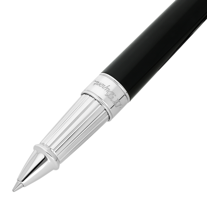 ST Dupont Tintenroller Line D Eternity Eternity, Palladium, Schwarz
