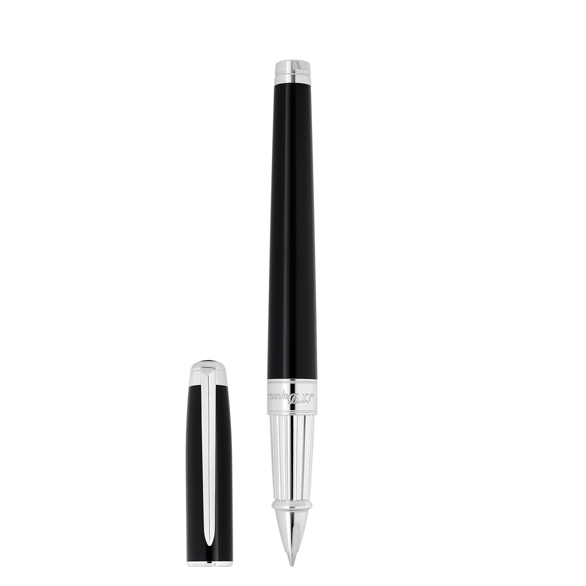 ST Dupont Tintenroller Line D Eternity Eternity, Palladium, Schwarz