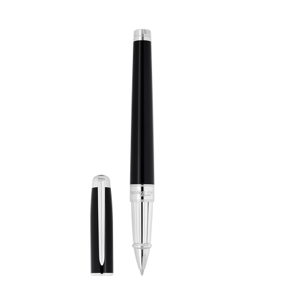 ST Dupont Tintenroller Line D Eternity Eternity, Palladium, Schwarz