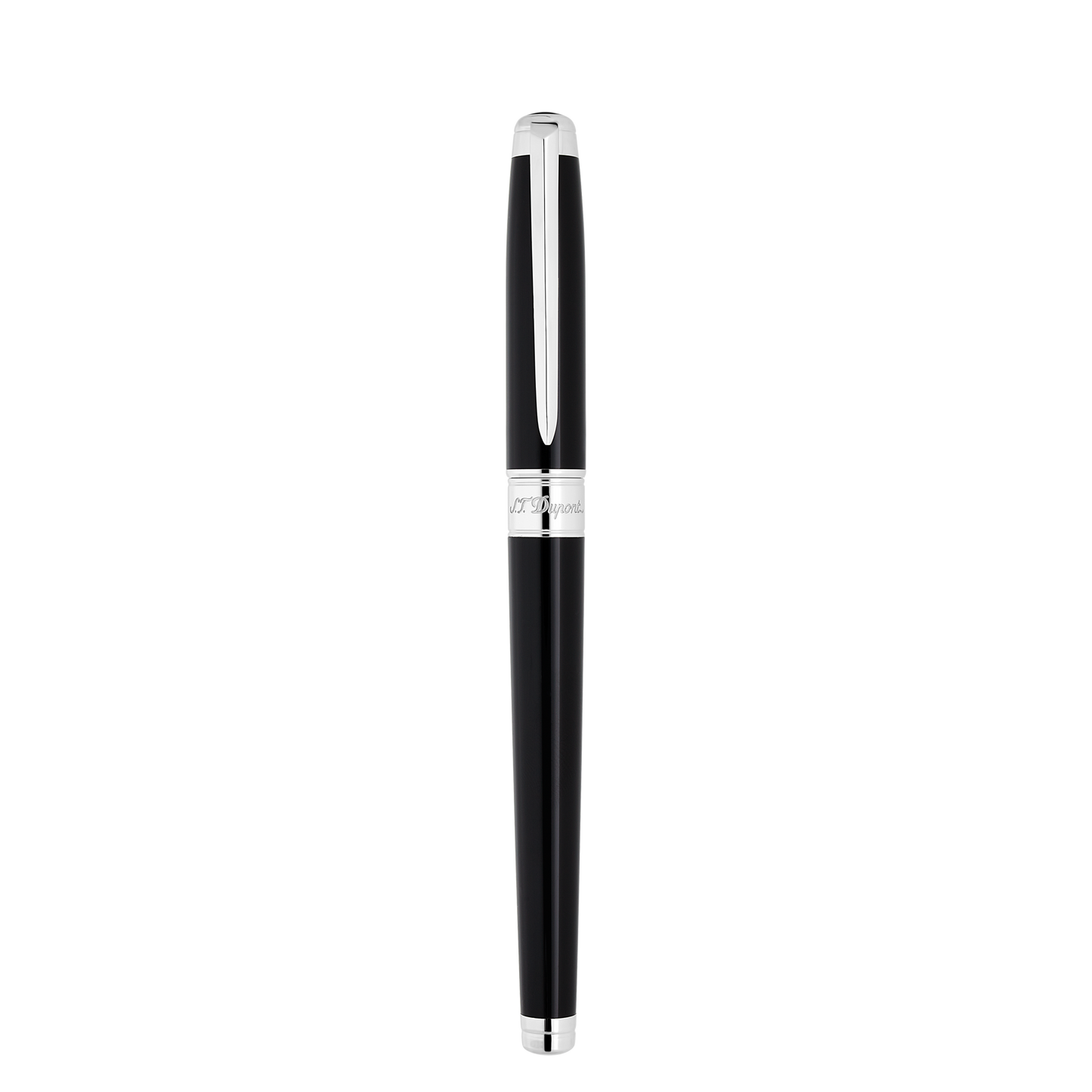 ST Dupont Rollerball Pen Line D Eternity Eternity, Palladium, Black