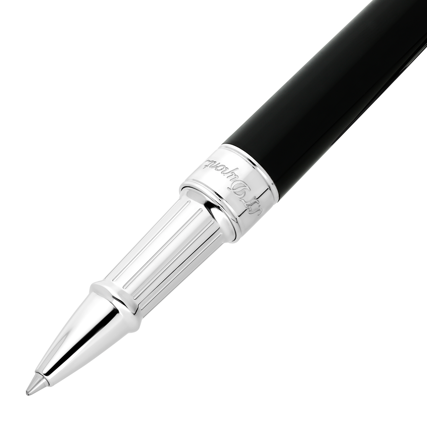 ST Dupont Rollerball Pen Line D Eternity Eternity, Palladium, Black