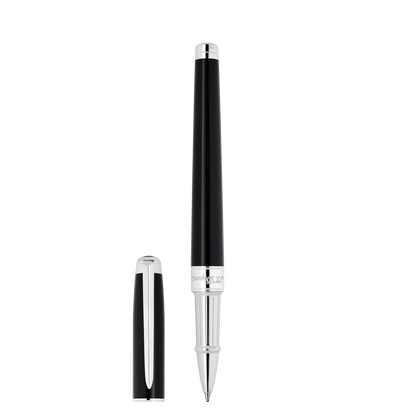 ST Dupont Rollerball Pen Line D Eternity Eternity, Palladium, Black