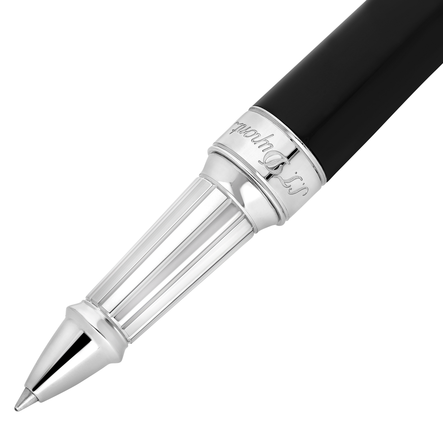ST Dupont Tintenroller Line D Eternity Eternity, Palladium, Schwarz