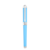 ST Dupont Kugelschreiber Line D Eternity Eternity, Palladium, Turquoise-blue