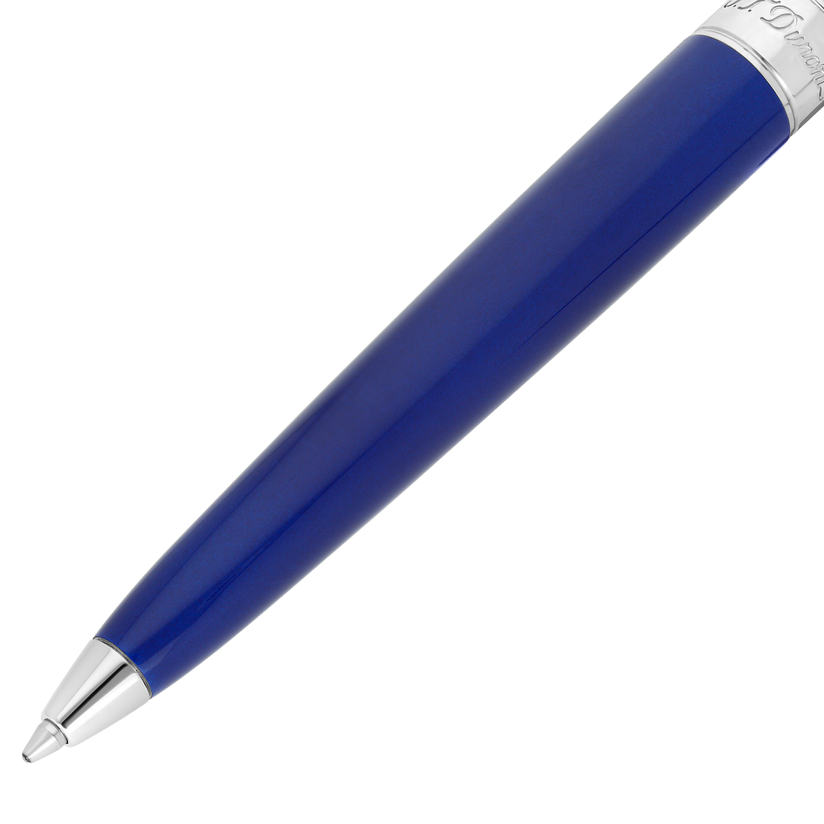 ST Dupont Kugelschreiber Line D Eternity Eternity, Palladium, Indigo-blue