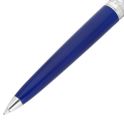ST Dupont Kugelschreiber Line D Eternity Eternity, Palladium, Indigo-blue