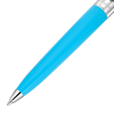 ST Dupont Kugelschreiber Line D Eternity Eternity, Palladium, Turquoise-blue