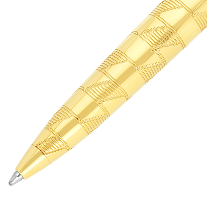 ST Dupont Ballpoint Pen Line D Eternity Monogram, Ltd. Edt., Golden