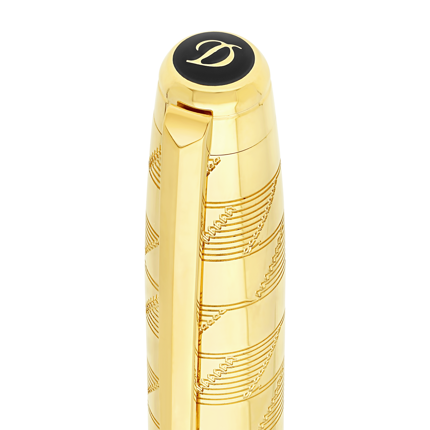 ST Dupont Ballpoint Pen Line D Eternity Monogram, Ltd. Edt., Golden