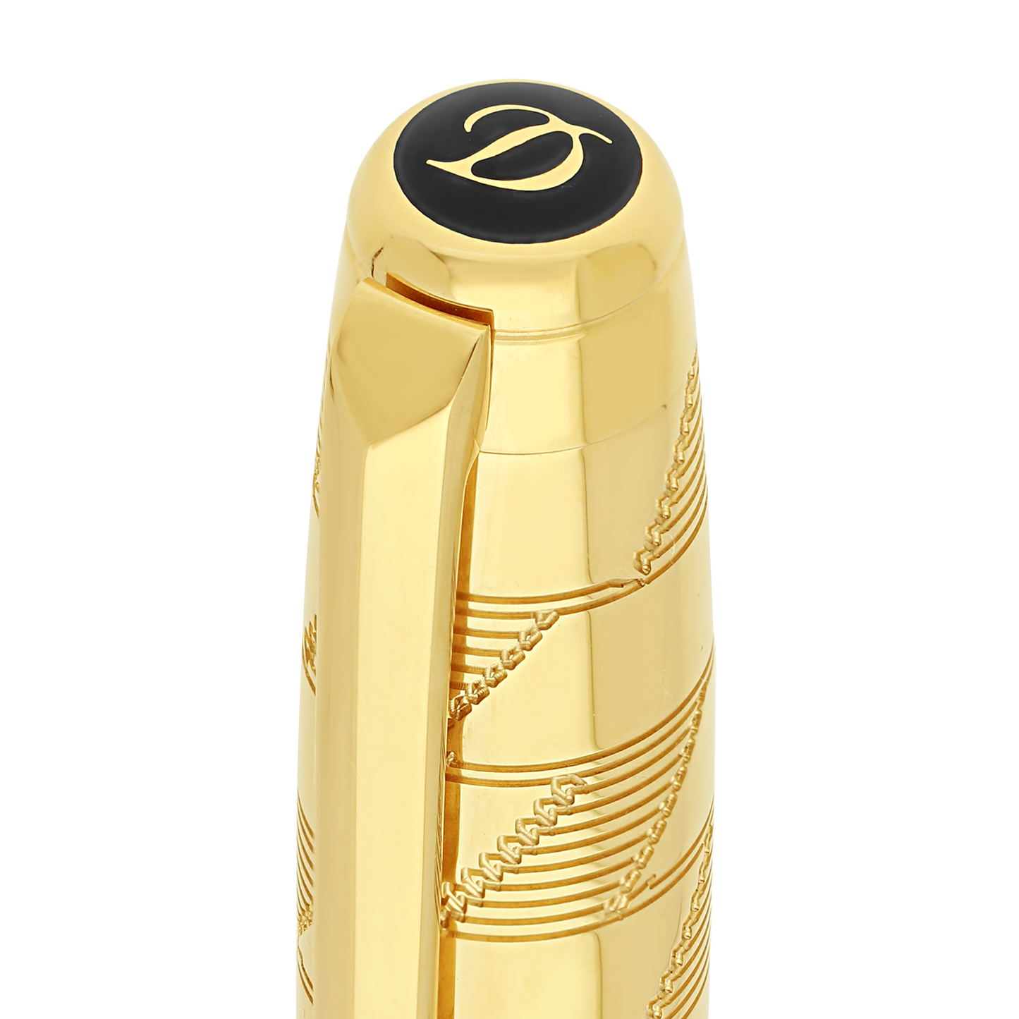 ST Dupont Ballpoint Pen Line D Eternity Monogram, Ltd. Edt., Golden