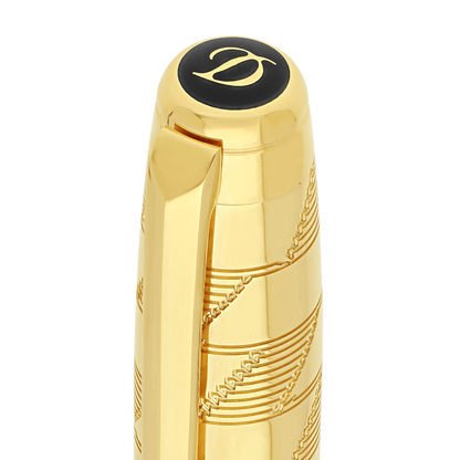 ST Dupont Ballpoint Pen Line D Eternity Monogram, Ltd. Edt., Golden