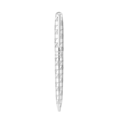ST Dupont Ballpoint Pen Line D Eternity Monogram, Palladium, Ltd. Edt., Silver