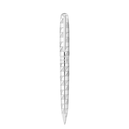 ST Dupont Ballpoint Pen Line D Eternity Monogram, Palladium, Ltd. Edt., Silver