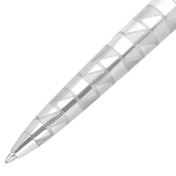 ST Dupont Kugelschreiber Line D Eternity Monogram, Palladium, Ltd. Edt., Silver