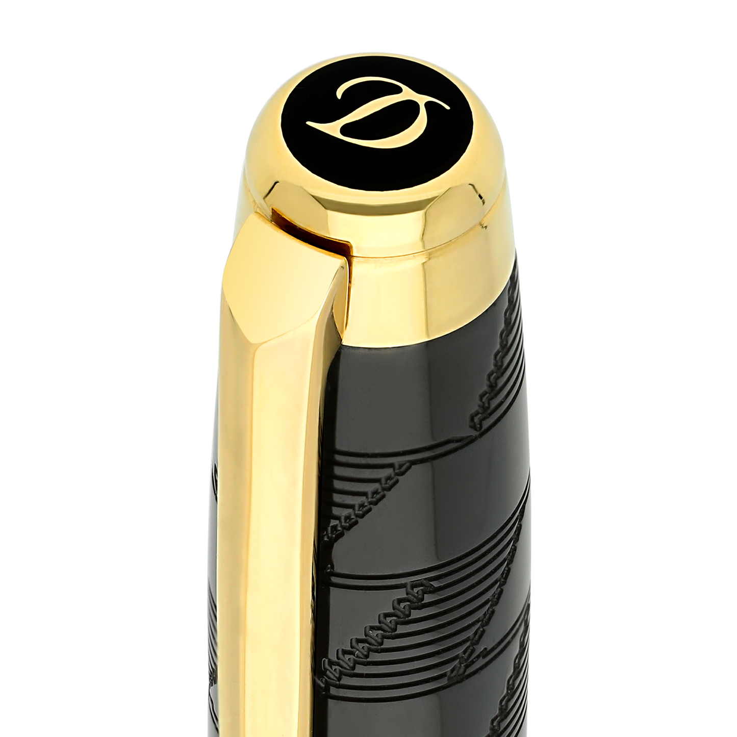 ST Dupont Ballpoint Pen Line D Eternity Monogram, Ltd. Edt., Black